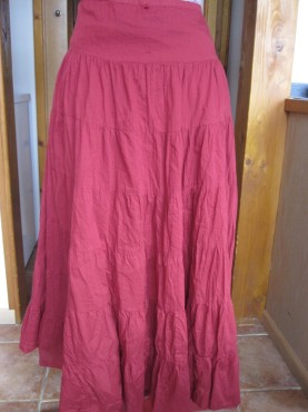 Before - Gypsy skirt precouture