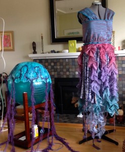 Jellyfish Dress and Headpiece