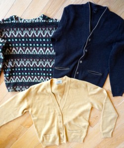 3 cashmere sweaters